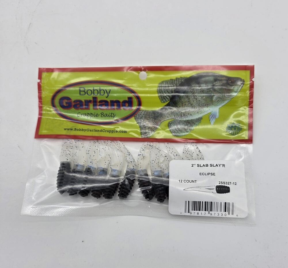 Lot of 6 Bobby Garland 2” Slab Slay’R Eclipse Crappie Baits 72 Total USA